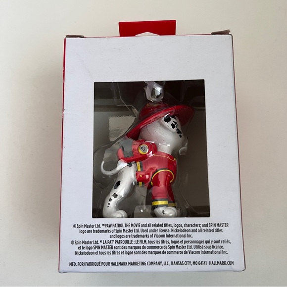 New in Box Paw Patrol Marshall Hallmark Christmas ornament - Picture 2 of 2